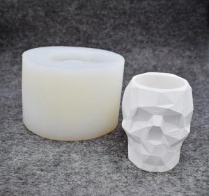  Skull Silicone mold for planters, outdoor garden concrete planting pot mold Manufactures