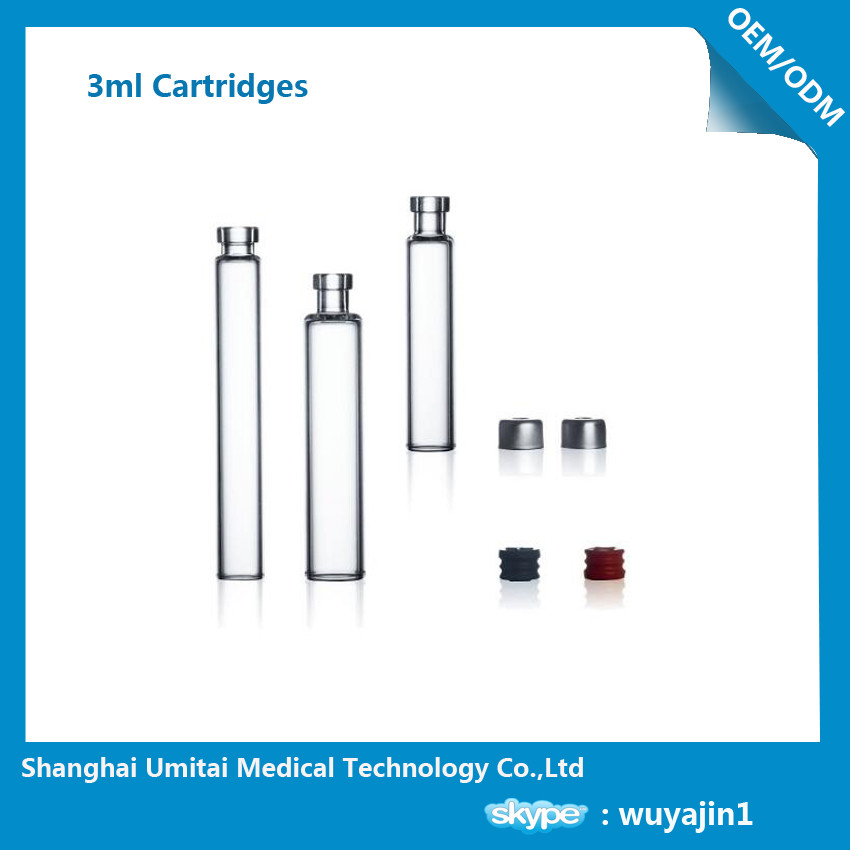 NO Silicide Insulin Pen Cartridge Neutral Borosilicate Glass Material Manufactures
