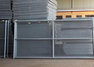 Chain Link 8x12ft Temporary Security Fencing With 11.5ga Diameter Wire Manufactures