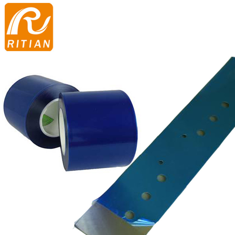  PE Self Adhesive Stainless Steel Protective Film Metal Surface Wrapping Film 50 Mic RoHS Cetificated Tape Manufactures