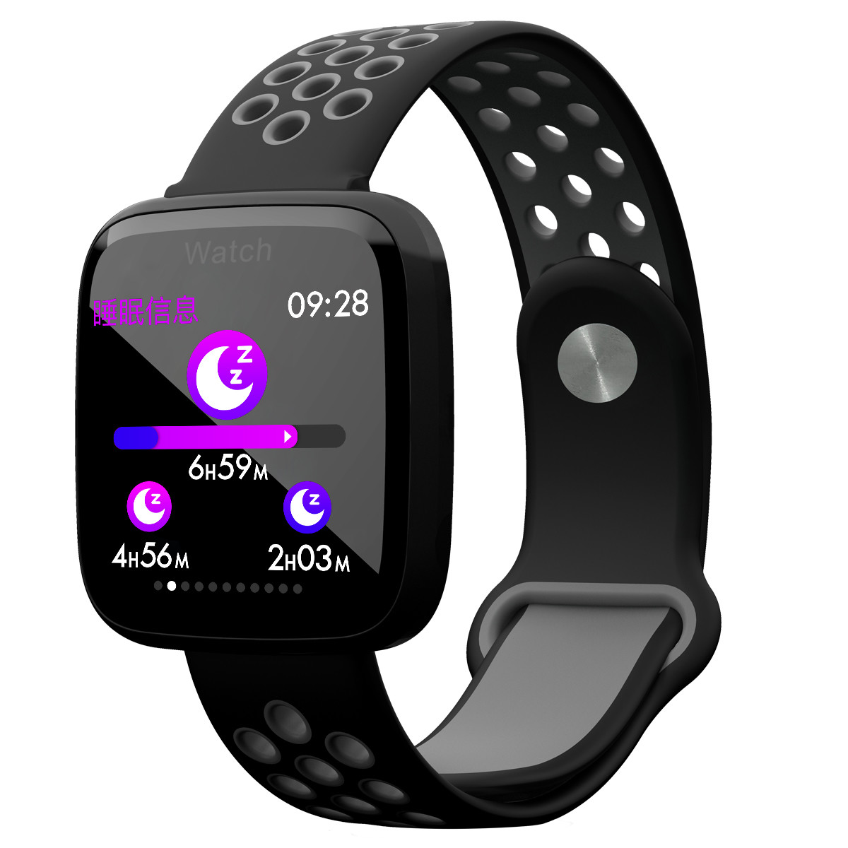 NFC F12 Sleep Monitor Call Alert Smartwatch 170 MAh Multiple Exercise