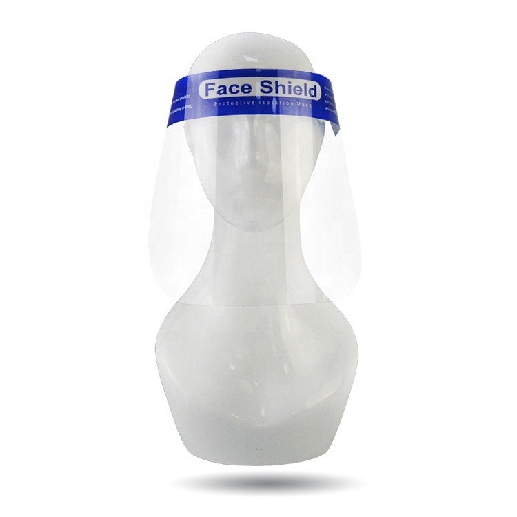 Buy cheap Anti Fog Clear Plastic Face Shield Foam Elastic Band 0.25mm PET Material from wholesalers