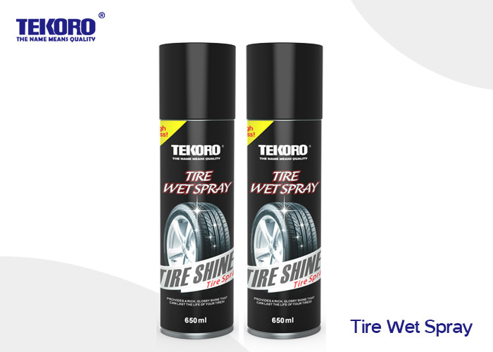 Tire Wet Spray / Car Care Spray For Revealing High Level Deep Black Shine Manufactures