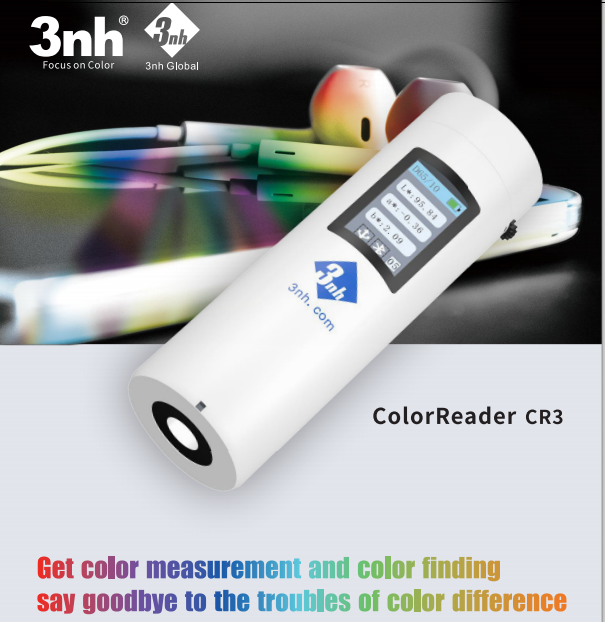 3nh Portable Colorimeter Digital Color Meter Color Reader CR3 For CIE LAB Equipment