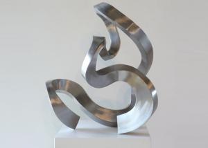  Modern Decorative Stainless Steel Indoor Sculpture / Customized Sculpture Manufactures