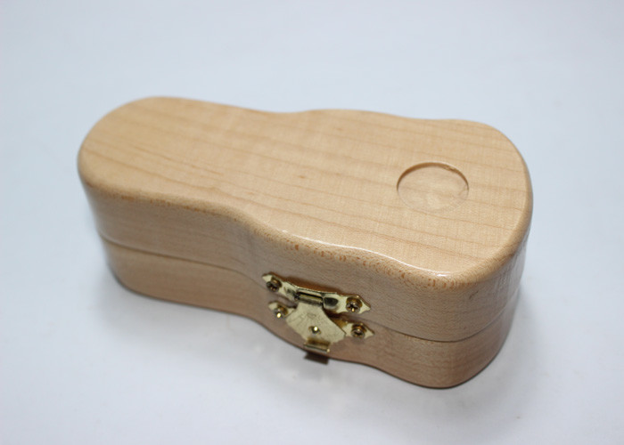  Cover Lid Small Wooden Gift Boxes , Custom Built Wooden Boxes Special Nature Color Manufactures
