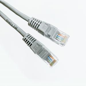 Bare Copper Grey Network Patch Cord UTP Cat5e 100Mbps Passes FLUKE Test Manufactures