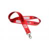 Buy cheap Red Heat Transfer Dye Sublimated Lanyards For School Event 920x25mm from wholesalers