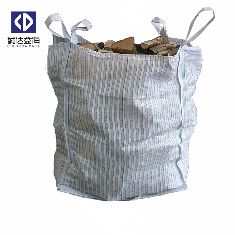  Ventilated FIBC Bulk Bags / Bulk Firewood Bags For Potato Onion Vegetables Manufactures