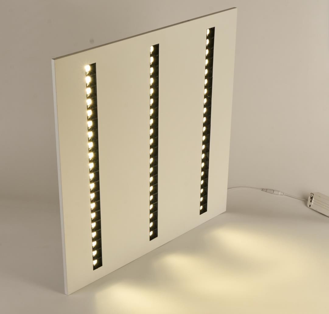  led flat light panel 40w Grille Design LED Panel Light brand driver Osram chip commercial surface mount led panel Manufactures