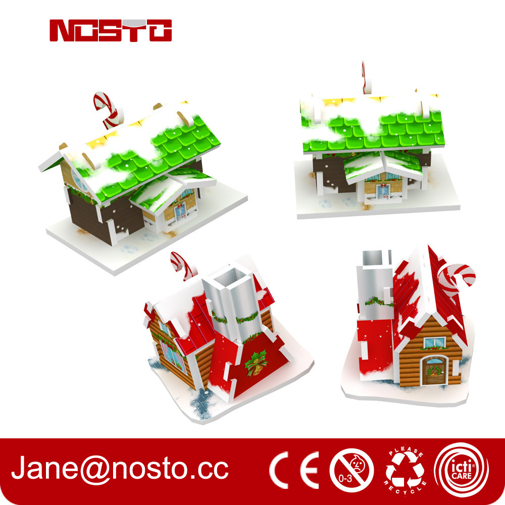  3D Puzzle Christmas Ornament | Snack and Confectionery Premium Toy Manufactures