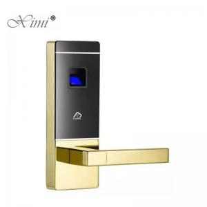  Intelligent Fingerprint Door Lock System , Alloy Finger Sensor Door Lock Manufactures