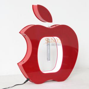  Table Advertising Stands Acrylic Mobile Phone Holder Magnetic Levitation Floating Display Apple Shaped Manufactures