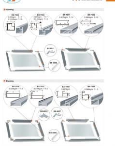  Indian  aluminium shutter profile ,aluminium profile for kitchen cabinets Manufactures