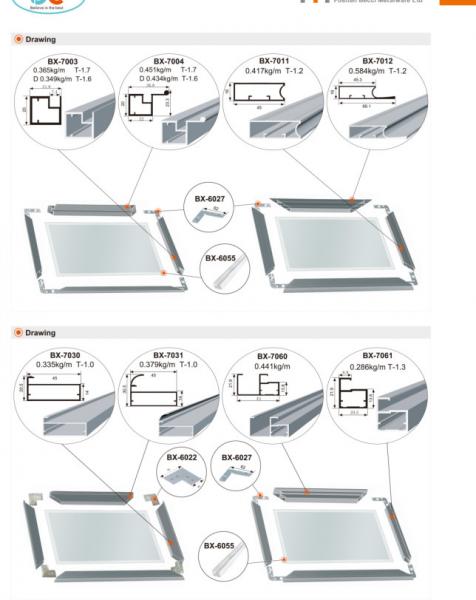 Indian aluminium shutter profile ,aluminium profile for kitchen cabinets
