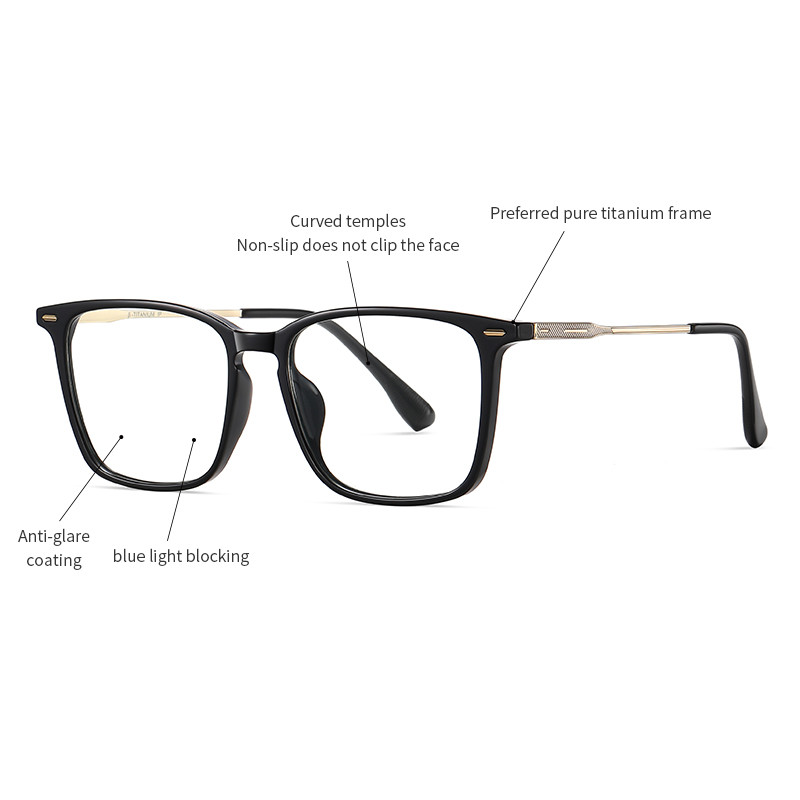 Buy cheap Logo Custom Optical Combination Glasses Blue Light Blocking from wholesalers