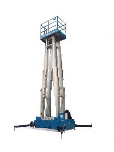  16m Multi Mast Mobile Elevating Work Platform Vertical Mast Lift For Single Man Manufactures
