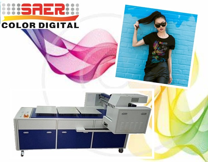  Pigment Ink T Shirt Digital Garment Printer With Three Working Tables Manufactures
