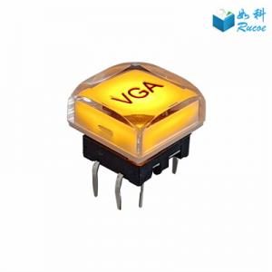 China Illuminated LED Push Button Switch For Console on sale
