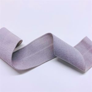 Free samples knitted nylon elastic bias binding tape fold over elastic band
