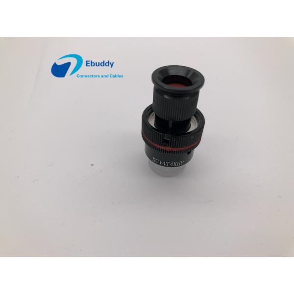 4 Pin Ciruclar Aviation Connector , Data Cable Connector XY14T4KHP For Aerospace