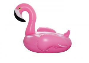  Enviromental Inflatable Water Toys , Pink PVC Inflatable Flamingo Pool Float Manufactures