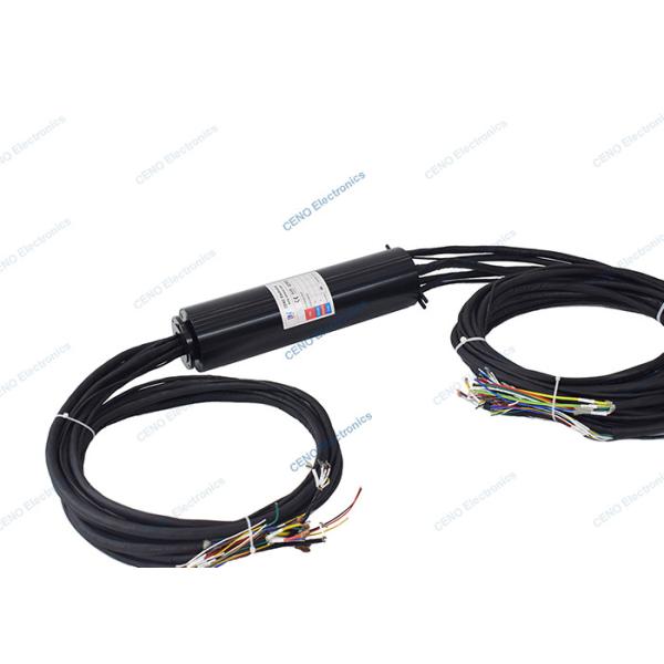 Quality Encoder Signal Integrated Electrical Slip Ring Assembly With Multi Channels for sale