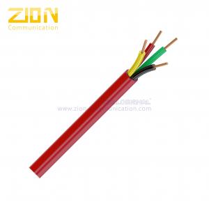  16AWG 4 Core Fire Alarm Cable Solid Bare Copper Conductor with Non-Penum PVC Manufactures