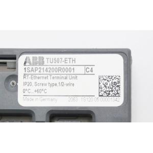 ABB TU507-ETH 1SAP214200R0001 Interface Terminal Unit For Ethernet Protocols