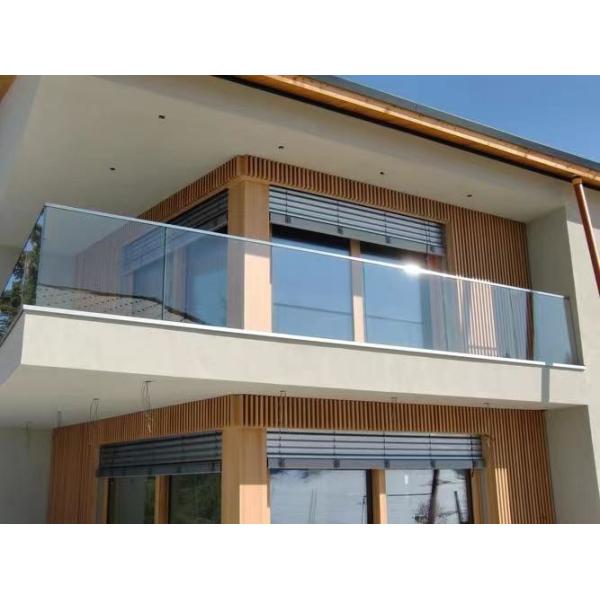 Quality Beautiful Glass Railing with Space Saving Customization and Easy Installation for sale