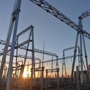 20KV Power Transformer Substation Steel Structures With Anti - Rust Techniques