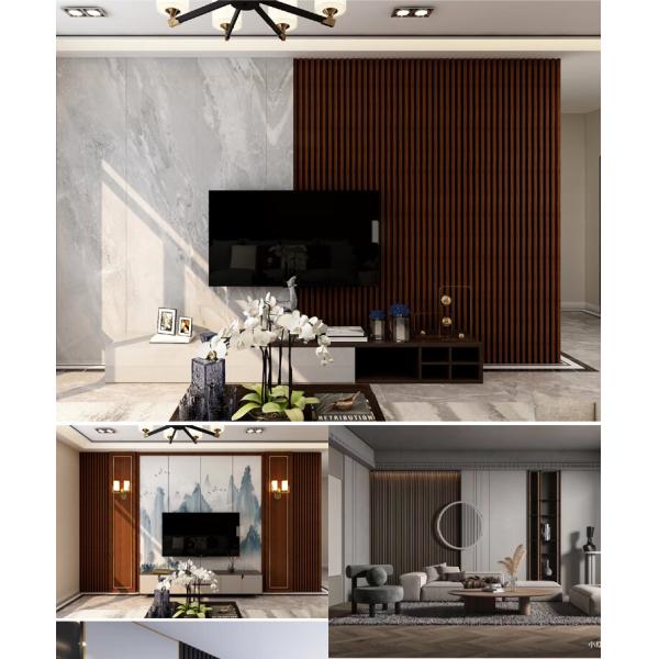 Heat Insulation Wpc Outdoor Wall Panel Easy Installation
