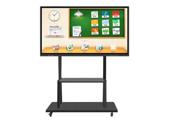 75 Inch Interactive Digital Board Touch Whiteboard 4K Flat Panel For Classroom Teaching