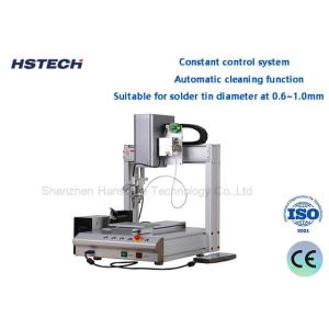 PCB Robot Soldering Machine Single Bed 0.8mm Solder Tip Manual Programming HS-S331R