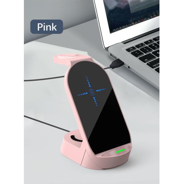 Qi-enabled Devices Multifunction Wireless Charger with 10mm Transmission Distance
