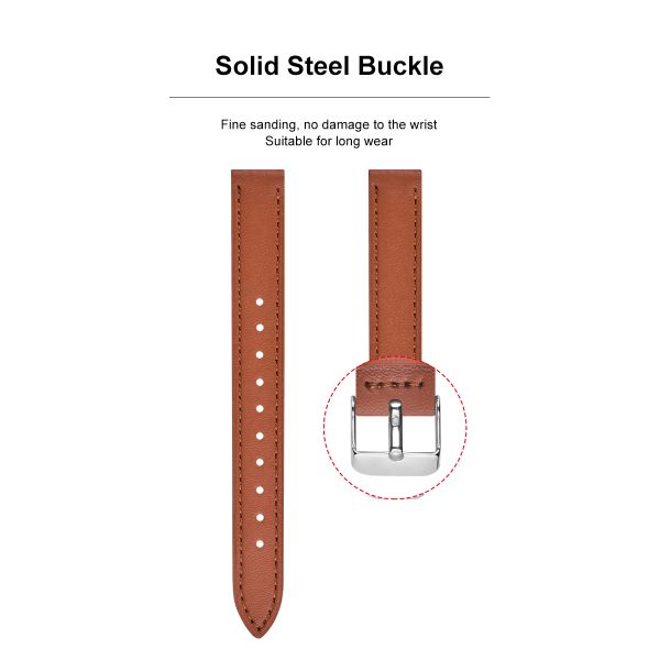 Quick-Release Vintage Leather Watch Strap