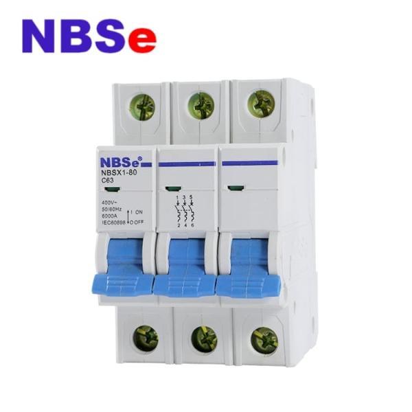 Quality IEC60898 Double connection 2P 100A Main Switch MCB Circuit Breakers for sale