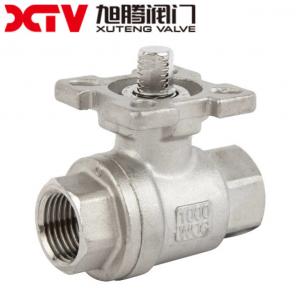  Acid Resistant 2PC Mounted Ball Valve Q11F-1000WOG Customizable for Media Applications Manufactures