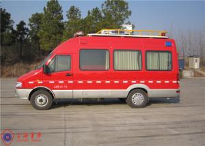  Seven Seats Fire Command Vehicles Rear Overhang 1680mm With Mounted Electric Generator Manufactures