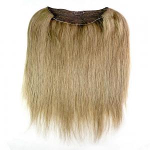  18 20 22 24 Qingdao Factory Light Color Halo Flip In Hair Extension With Fish Line Human Hair Manufactures
