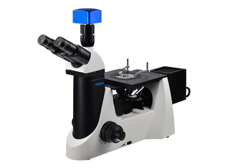  50X-1000X Inverted Metallurgical Microscope Equipped With Yellow Blue Green And Polarizing Filters Manufactures