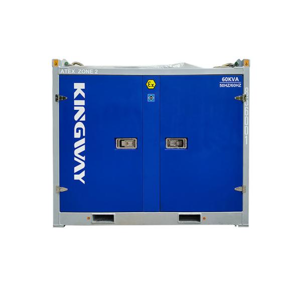 Quality Atex Certification Zone 2 Customized 30KW Diesel Explosion Proof Engine Generator For Hazardous Area  DNV Skid Frame for sale