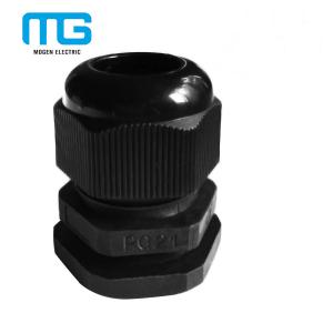  PG 21 Cable Gland , 20 Pieces Black Plastic Nylon Waterproof Wire Connector Fitting Cable Accessories Manufactures