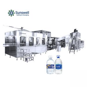  5L Automatic Water Filling Capping Machine High Accuracy Manufactures