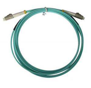  LC OM3 duplex aqua color 2.0mm fiber optic patch cords with Low insertin loss Manufactures