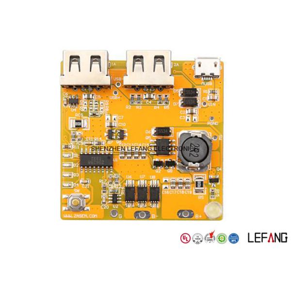 Quality 1.6 MM Yellow PCB Board Assembly Immersion Silver PCB For Consumer Electronics for sale