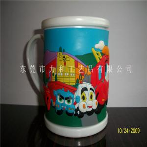 China OEM high quality smile shaped PVC 3D Mug on sale