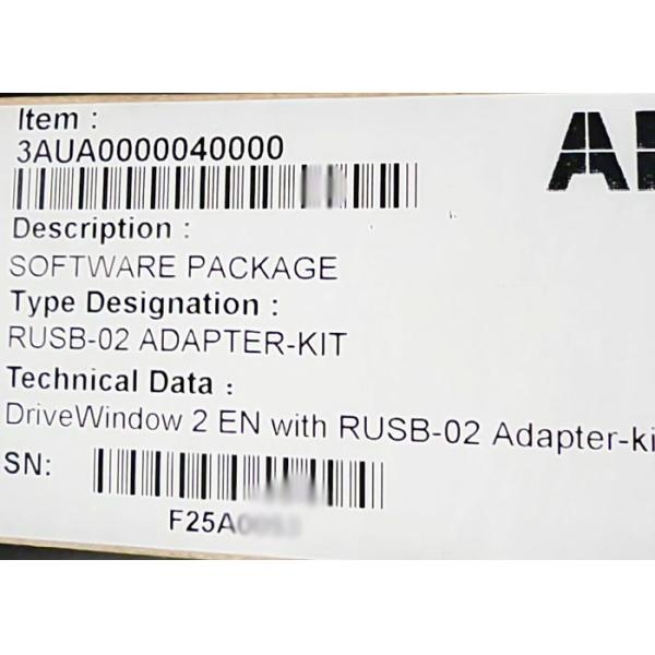 Quality 3AUA0000040000 RUSB-02 DriveWindow 2.X EN Debugging Tool New In Box for sale