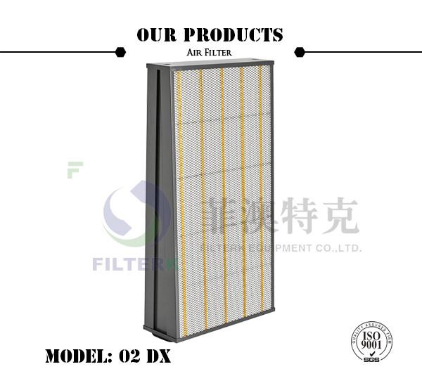 Quality 300Pa Initial Resistance Flat Panel Filter For Gas Turbine Air Inlet AAF 02 DX Model for sale