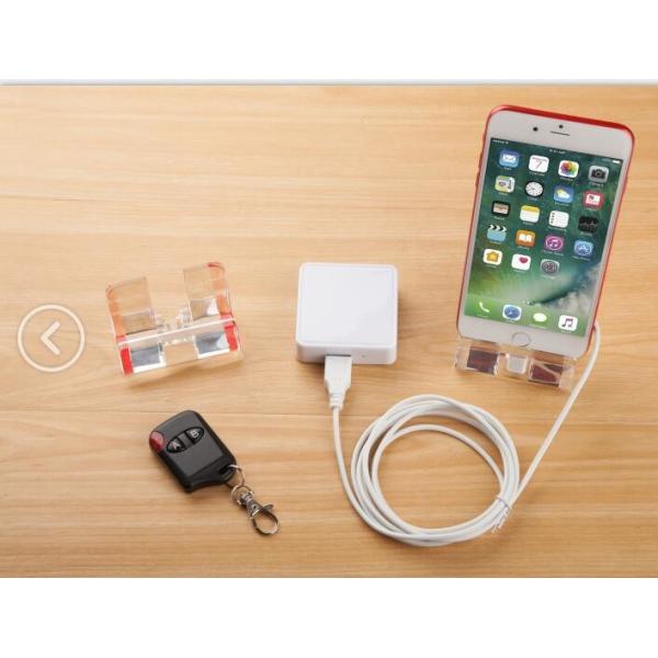 Quality COMER Acrylic Security Display Stand for Mobile Phones 2port security alarm antitheft system for sale